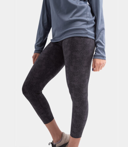 Printed Black Leggings